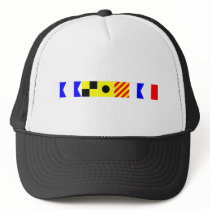 Code Flag Aaliyah Trucker Hats