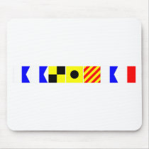 Code Flag Aaliyah Mouse Pad