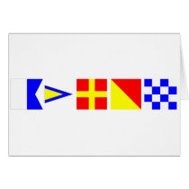 Code Flag Aaron Cards