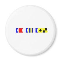 Code Flag Abagail Magnets
