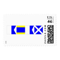 Code Flag Adam Postage Stamps