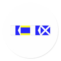 Code Flag Adam Stickers