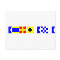 Code Flag Adriana Postcards