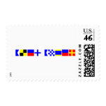 Code Flag Alexander Stamp