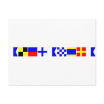 Code Flag Alexandra Post Card