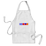 Code Flag Amber Apron