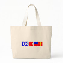 Code Flag Amber Tote Bags