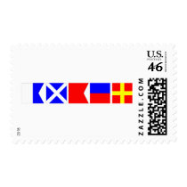 Code Flag Amber Postage