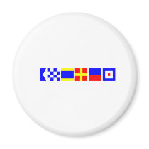 Code Flag Andrew Refrigerator Magnet