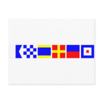 Code Flag Andrew Post Cards