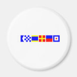 Code Flag Andrew Refrigerator Magnet