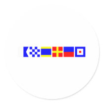Code Flag Andrew Sticker