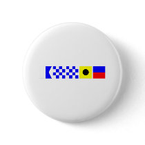 Code Flag Annie Pinback Buttons