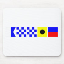 Code Flag Annie Mouse Mats