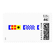 Code Flag Arianna Stamp