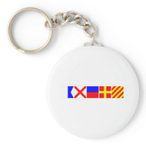 Code Flag Avery Key Chain