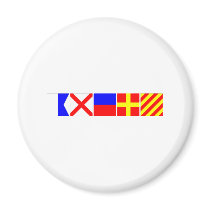 Code Flag Avery Refrigerator Magnets