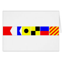 Code Flag Bailey Cards