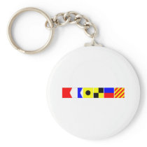 Code Flag Bailey Key Chains