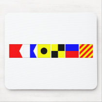 Code Flag Bailey Mouse Pad