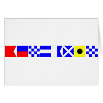 Code Flag Benjamin Card