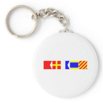 Code Flag Brady Keychains