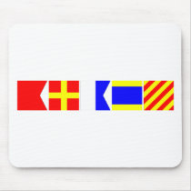 Code Flag Brady Mouse Pad