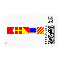 Code Flag Brody Postage Stamps