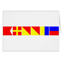 Code Flag Brooke Card