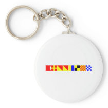 Code Flag Brooklyn Key Chain