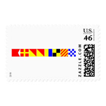 Code Flag Brooklyn Postage Stamp