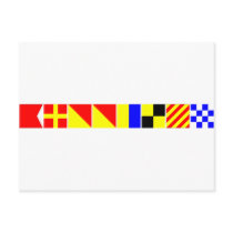 Code Flag Brooklyn Post Cards