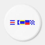 Code Flag Caden Fridge Magnet