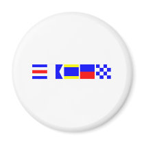 Code Flag Caden Fridge Magnet