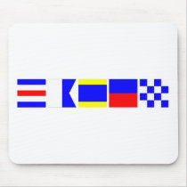 Code Flag Caden Mouse Pads