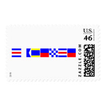 Code Flag Cadence Postage Stamp