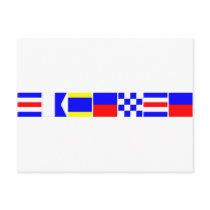 Code Flag Cadence Postcards