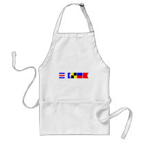 Code Flag Caleb Aprons