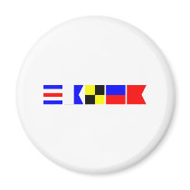 Code Flag Caleb Fridge Magnet