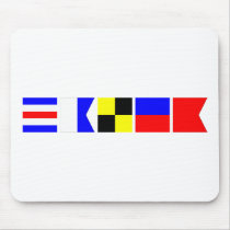 Code Flag Caleb Mouse Pad
