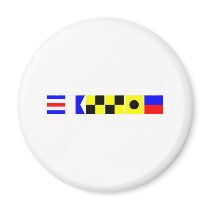Code Flag Callie Fridge Magnet