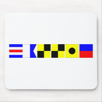 Code Flag Callie Mouse Mat