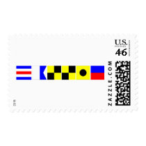 Code Flag Callie Postage Stamp