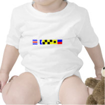 Code Flag Callie Rompers