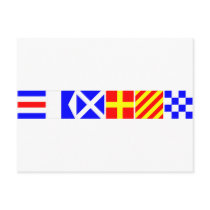 Code Flag Camryn Post Card