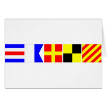 Code Flag Carly Cards