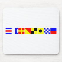 Code Flag Caroline Mouse Pad
