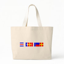 Code Flag Carter Tote Bags