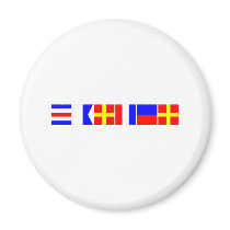 Code Flag Carter Fridge Magnet