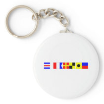 Code Flag Charlie Key Chains